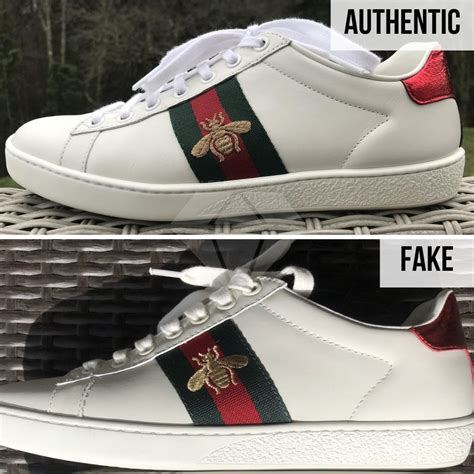 gucci ace fake vs real